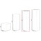 Uniquewise Display Cube Decorative Pillar Column Flower Stand Wedding Pedestal - 12 W x 47.2 H QI003858-47 - alternate 4